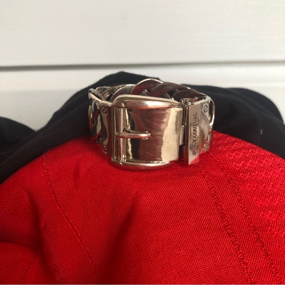 Vintage Juicy Couture Link Bracelet Double Magnet Lock - Picture 11 of 15